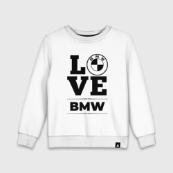 Детский свитшот хлопок BMW love classic