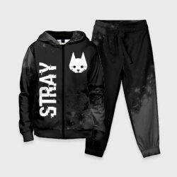 Детский костюм 3D Stray Glitch на темном фоне