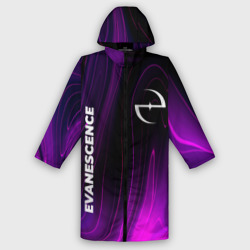 Мужской дождевик 3D Evanescence violet plasma