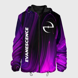 Мужская куртка 3D Evanescence violet plasma