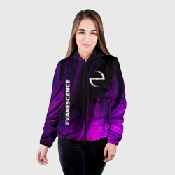 Женская куртка 3D Evanescence violet plasma - фото 2