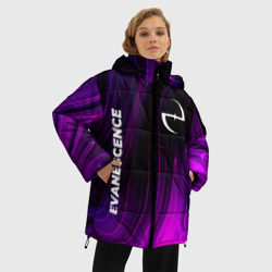 Женская зимняя куртка Oversize Evanescence violet plasma - фото 2