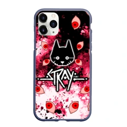 Чехол для iPhone 11 Pro Max матовый Stray horror