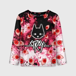 Детский лонгслив 3D Stray horror