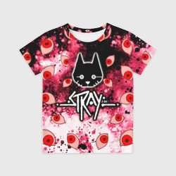 Детская футболка 3D Stray horror