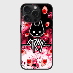 Чехол силиконовый для Apple iPhone 15 Pro матовый Stray horror