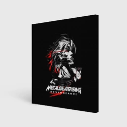 Холст квадратный Metal Gear Rising - game hero