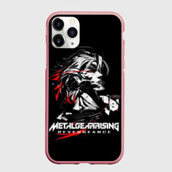 Чехол для iPhone 11 Pro Max матовый Metal Gear Rising - game hero