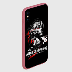 Чехол для iPhone XS Max матовый Metal Gear Rising - game hero - фото 2