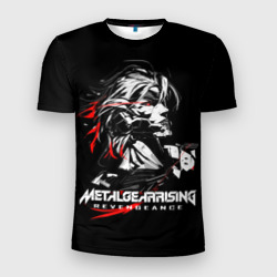 Мужская футболка 3D Slim Metal Gear Rising - game hero