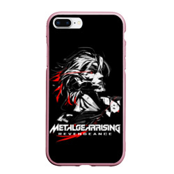 Чехол для iPhone 7Plus/8 Plus матовый Metal Gear Rising - game hero