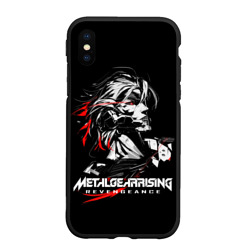 Чехол для iPhone XS Max матовый Metal Gear Rising - game hero