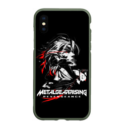 Чехол для iPhone XS Max матовый Metal Gear Rising - game hero