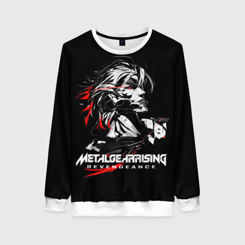 Женский свитшот 3D Metal Gear Rising - game hero, цвет 3D печать