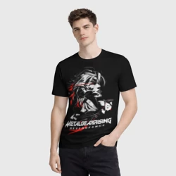 Мужская футболка 3D Metal Gear Rising - game hero - фото 2