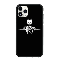 Чехол для iPhone 11 Pro Max матовый Stray night cat