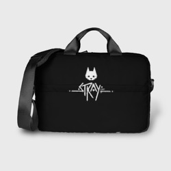 Сумка для ноутбука 3D Stray night cat