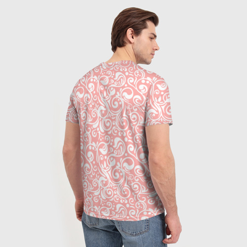Мужская футболка 3D Матрешка в узорах, цвет 3D печать - фото 4