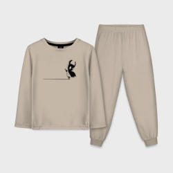 Детская пижама с лонгсливом хлопок Hollow Knight на краю