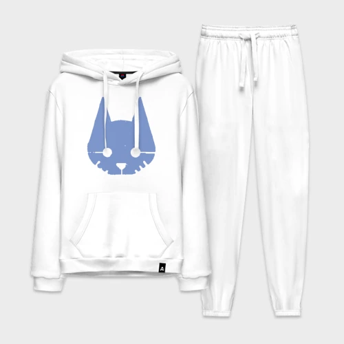 Мужской костюм хлопок с толстовкой Stray Blue
