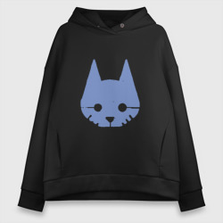 Женское светящееся худи Stray Blue