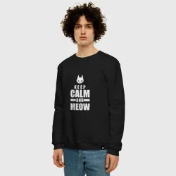 Мужской свитшот хлопок Stray - Keep Calm - фото 2