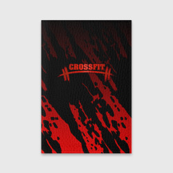 Обложка для паспорта матовая кожа Кроссфит - Красные пятна