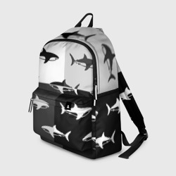 Рюкзак 3D Стая акул - pattern