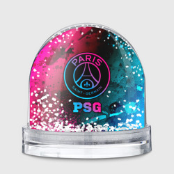 Игрушка Снежный шар PSG - neon gradient