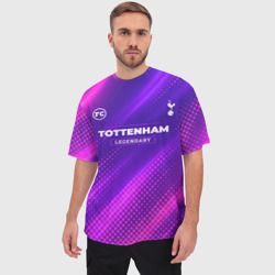 Мужская футболка oversize 3D Tottenham legendary sport grunge - фото 2