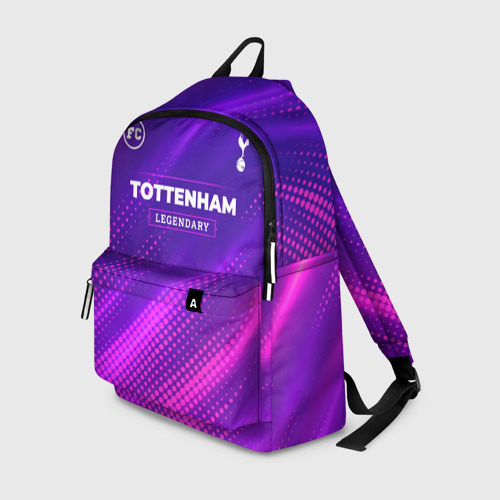 Рюкзак 3D с принтом Tottenham legendary sport grunge, вид спереди #2