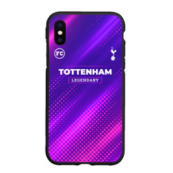 Чехол для iPhone XS Max матовый Tottenham legendary sport grunge