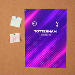 Постер Tottenham legendary sport grunge - фото 2