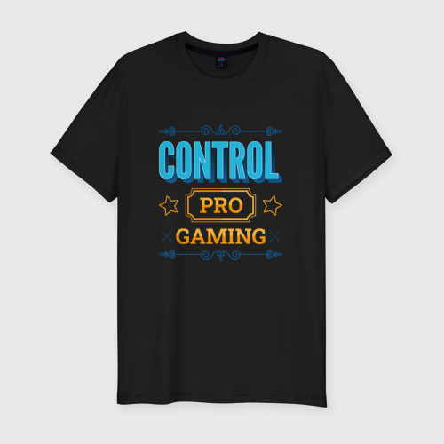 Мужская футболка хлопок Slim Игра Control PRO Gaming