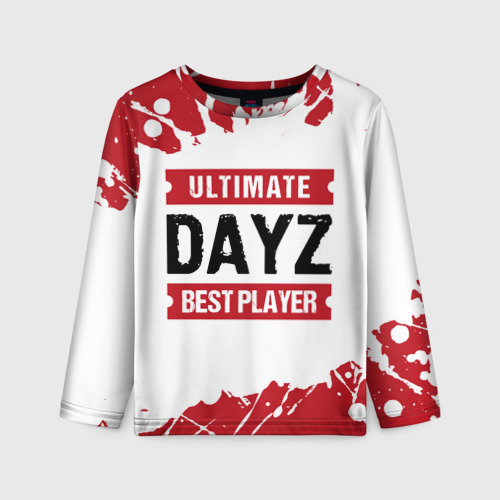 Детский лонгслив 3D DayZ: best player ultimate, цвет 3D печать