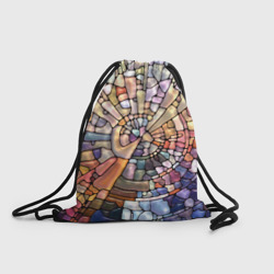 Рюкзак-мешок 3D Объёмный витраж - мозаика