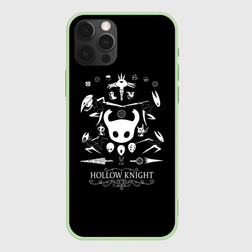 Чехол для iPhone 12 Pro Max с принтом Hollow Knight персонажи игры, вид спереди #2