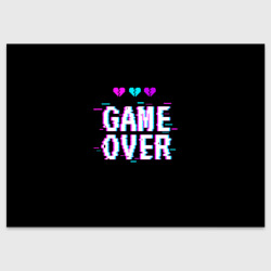 Поздравительная открытка Game over pixels
