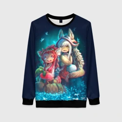 Женский свитшот 3D Наначи и Митти из аниме Сделано в бездне