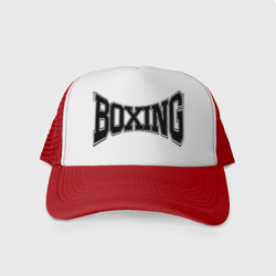 Boxing cap – Кепка тракер с сеткой с принтом купить со скидкой в -20%