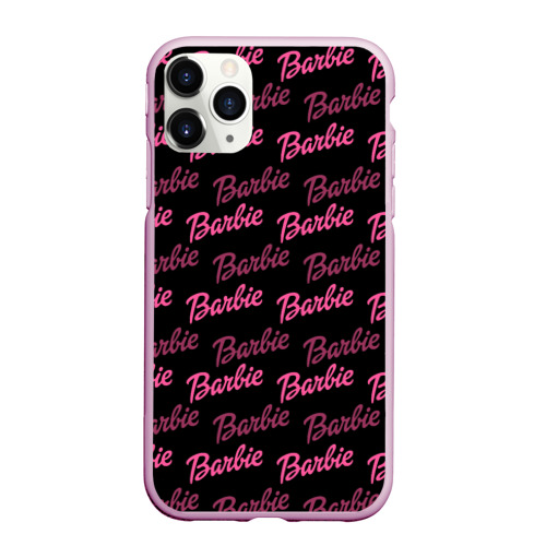 Чехол для iPhone 11 Pro матовый Barbie - Барби, цвет розовый