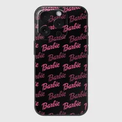 Чехол для iPhone 15 Pro силиконовый с защитой камеры Barbie - Барби