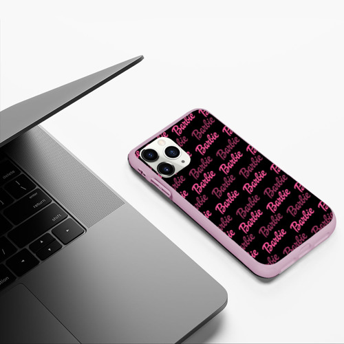 Чехол для iPhone 11 Pro матовый Barbie - Барби, цвет розовый - фото 5