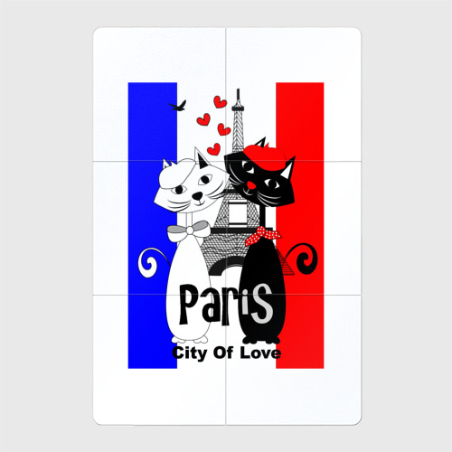 Магнитный плакат 2Х3 Paris city of love