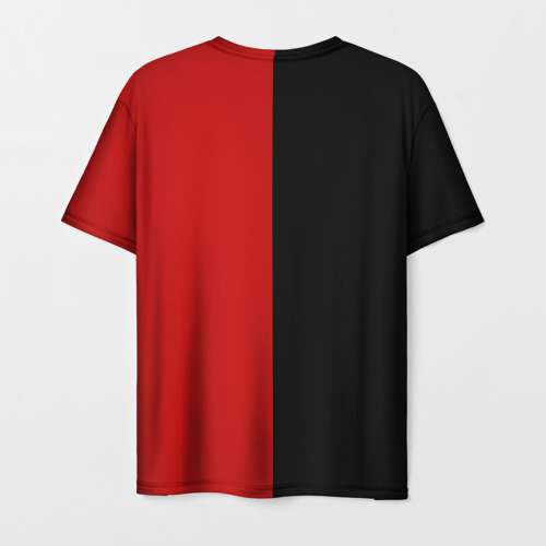 Мужская футболка 3D Чикаго Буллз black & red, цвет 3D печать - фото 2