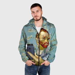 Мужская ветровка 3D Ван Гог Селфи - Арт Портрет - фото 2