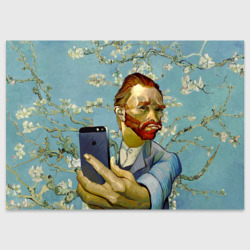 Ван Гог Селфи - Арт Портрет – Поздравительная открытка с принтом купить