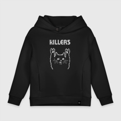 Детское худи Oversize хлопок The Killers рок кот