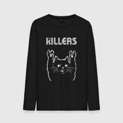 Мужской лонгслив хлопок The Killers рок кот
