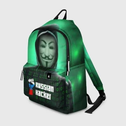Рюкзак 3D Russian hacker anonymous green